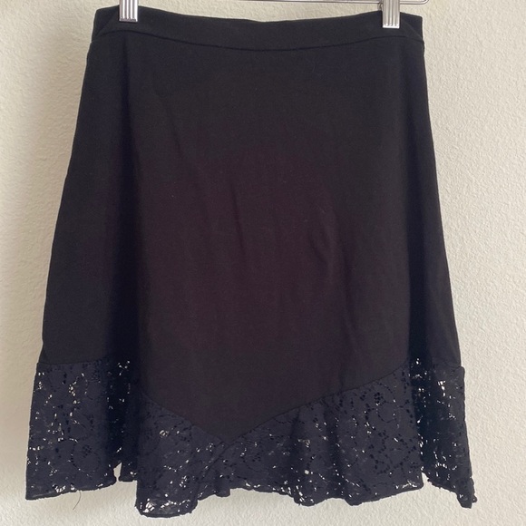 Xylem Organic Clothing Calypso Ruffle Lace Skirt S